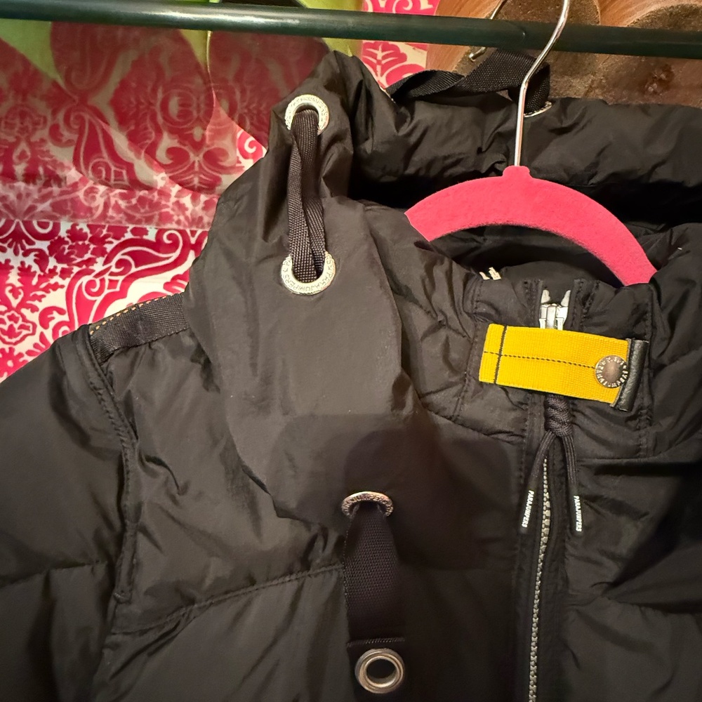 Parajumpers black jacket Small S Panda Hooded Down Coat nwt - Picture 16 of 16